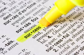 The word success highlighted.